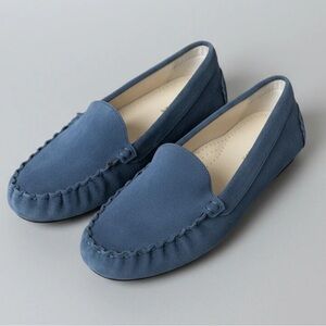 Cole Haan blue suede Evelyn Driver flats  size 6